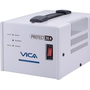 VICA PROTECT 2K REGULADOR AUTOMÁTICO DE VOLTAJE, 2000VA/1200W, 4 TOMAS