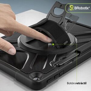 BROBOTIX FUNDA DE USO RUDO PARA TABLETA MICROSOFT® SURFACE® PRO 12 DE 12". INCLUYE: CORREA DE HOMBRO DESMONTABLE, CORREA D
