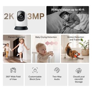 "Pan/Tilt Home Security WiFi Camera
"