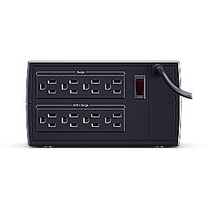 "Regulador de Voltaje Cyberpower 1500VA 750W 8NEMA 5 15R
"