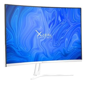 Monitor Xzeal 23.8" Xzeal XST-570 Panel Curvo VA FHD 75Hz 5ms 1xVGA + 1xHDMI + Vesa 100x100mm Blanco