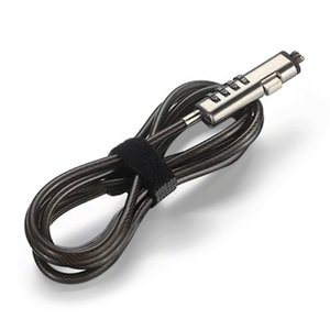 BRBOTIX CANDADO NOBLE WEDGE® PARA LAPTOP, PORTATILES, 1.80 METROS, DE COMBINACION, COLOR HUMO - Seguridad Portatil Noble S