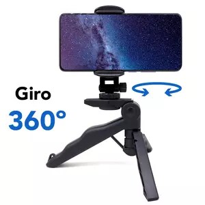 TRIPIE UNIVERSAL MULTIFUNCIONAL 4 EN 1 PARA CELULARCMARAWEBCAM