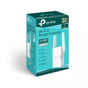 TP-Link RE705X Banda dual IEEE 802.11ax 2.91Gbit/s Extensor de alcance inalámbrico - 2.40GHz, 5GHz - 2 x Antena(s) externa