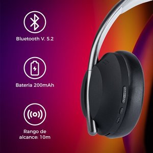 AUDIFONOS DE DIADEMA BT ULTRA BASS TZDJ01
