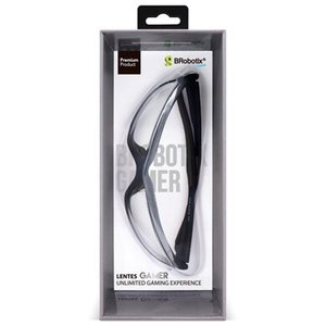 LENTES ANTIRADIACIÓN PARA COMPUTADORA, GAMER, NEGRO