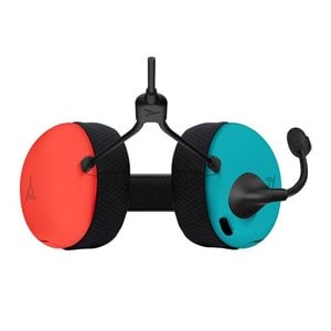 LVL40 WIRED STEREO HEADSET FOR NINTENDO SWITCH JOYCON BLUE/RED