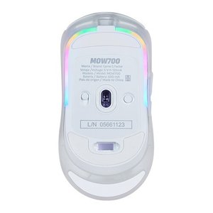 MOUSE GAME FACTOR MOW700 INALÁMBRICO, CARCASAS INTERCAMBIABLES 2.4G BT PIXART 3395 26
