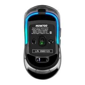 MOUSE GAME FACTOR MOW700 INALÁMBRICO CARCASAS INTERCAMBIABLES  2.4G BT  PIXART 3395 26