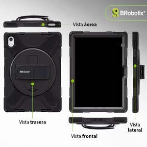 BROBOTIX FUNDA DE USO RUDO PARA TABLETA Apple® iPad® 11VA GENERACIÓN DE 11" (A16) AÑO 2025 (A3354, A3355, A3356) Protector