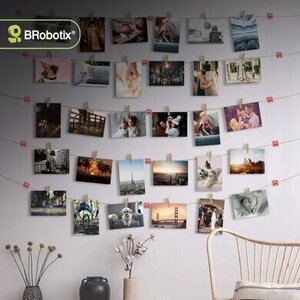 BROBOTIX ORGANIZADOR ADHESIVO PARA CABLES, 24 PIEZAS, TRANSPARENTE.
