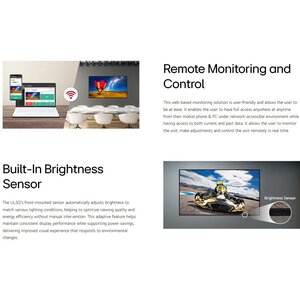 LG 4K UHD Signage 55" 3,840 × 2,160 500 nit 16 / 7