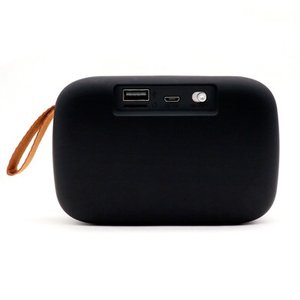 BROBOTIX BOCINA CON RADIO FM, BLUETOOTH Y PUERTO USB/TF, COLOR NEGRO - Recargable
