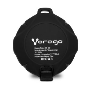 Vorago BSP-400 Pórtatil Sistema de Altavoces - 5W RMS - Negro - 20Hz a 20kHz - Batería Recargable - USB