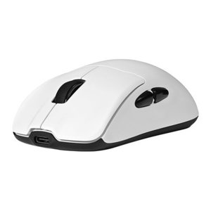 GAME FACTOR MOUSE MOW800, WIRELESS, WIRELESS 2.4G+BT, PIXART 3395, 26,000 DPI, 4K HZ, RGB BASE, ULTRALIGHT 56G, WHITE