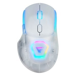 MOUSE GAME FACTOR MOW700 INALÁMBRICO, CARCASAS INTERCAMBIABLES 2.4G BT PIXART 3395 26
