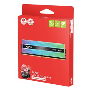ADATA MEMORY RAM DIMM DDR5 XPG LANCER RGB KIT 2X16GB 7200MHZ HEATS