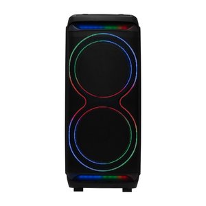 "BAFLE VORAGO KSP-800 15""x2 MICROFONO INALAMBRICO NEGRO
"