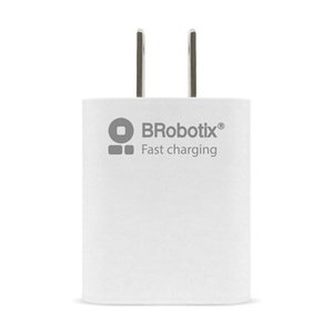 BROBOTIX ADAPTADOR DE CORRIENTE, CARGADOR DE PARED,  COMBO USB DE CARGA RAPIDA, CARGADOR USB 3.0 PARA PARED + CABLE USB TI