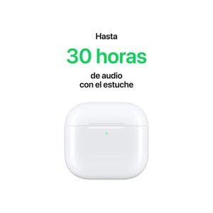 Auricular Apple AirPods 4 True Wireless Auricular Estéreo - Blanco - Siri - Binaural - Intrauditivo - Bluetooth