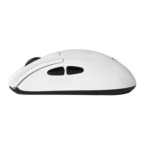 GAME FACTOR MOUSE MOW800, WIRELESS, WIRELESS 2.4G+BT, PIXART 3395, 26,000 DPI, 4K HZ, RGB BASE, ULTRALIGHT 56G, WHITE