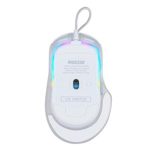 "Mouse Gamer Game Factor Óptico MOG530, Alámbrico, USB, 12.000DPI, Blanco

"