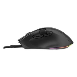 Mouse Gamer Getttech, Inalámbrico/alámbrico, Bluetooth, Usb, 6400dpi, Retroiluminación Rgb, Negro
