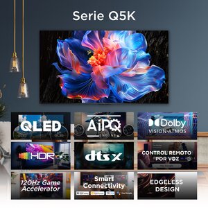 "PANTALLA TCL 50 INC QLED FLAT 4K UHD GOOGLE TV ASISTENTE DE GOOGLE
"