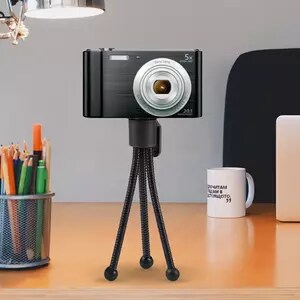 Tripié flexible para cámara portatil, webcam.
