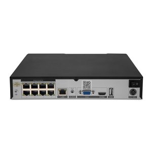 Kit De Camaras Qian Con NVR/ Disco Duro 1TB, Ip Bullet 5 Mp 30m Ir Para Interiores/exteriores Alámbrico 2560 X 1920 Pixele