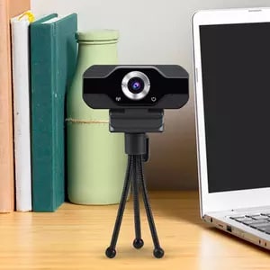 Tripié flexible para cámara portatil, webcam.
