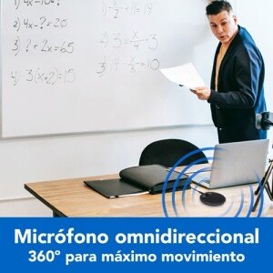 BROBOTIX MICROFONO USB OMNIDIRECCIONAL PARA PC, MAXIMO ALCANCE
