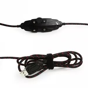 DIADEMA GAMING YEYIAN WICKED S3000 NEGRO C ROJO USB