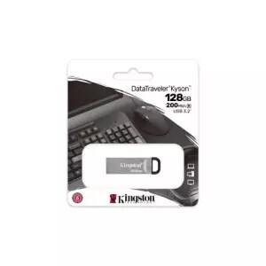 USB 3.2 MEMORIA KINGSTON 128GB DATATRAVELER KYSON METALICA