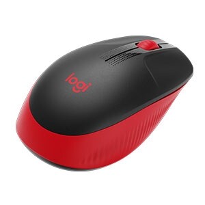 MOUSE INALAMBRICO M190 AMBIDIESTRO DE TAMAÑO REGULAR COLOR ROJO