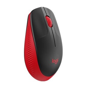 MOUSE INALAMBRICO M190 AMBIDIESTRO DE TAMAÑO REGULAR COLOR ROJO
