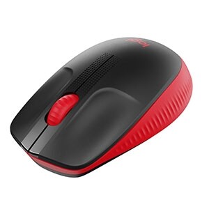 MOUSE INALAMBRICO M190 AMBIDIESTRO DE TAMAÑO REGULAR COLOR ROJO