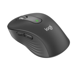 Mouse Logitech Signature M650 - Frecuencia Bluetooth/Radio - USB - Óptico - 5 Botón(es) - 5 Botón(es) Programable(s) - Gra