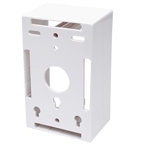 CAJA DE PARED PARA CABLE DE RED RJ45 UTP CHALUPA BLANCO 4.80CM PROFUNDIDAD