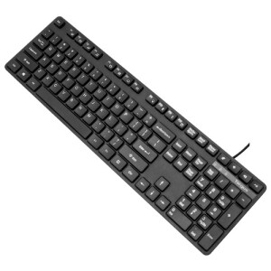 Targus AKB30US Teclado - Cable Conectividad - USB Interfaz - Español - QWERTY Diseño - Negro - 108 Tecla(s) - Windows, mac