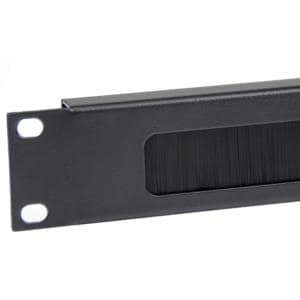 StarTech.com Panel Pasacables con Cepillo para Gabinete Rack de Servidores 1U - Organizador de Cableado de Peine - Panel d