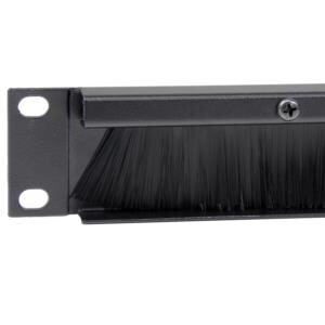 StarTech.com Panel Pasacables con Cepillo para Gabinete Rack de Servidores 1U - Organizador de Cableado de Peine - Panel d