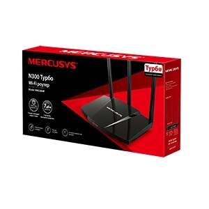 Mercusys Router inalámbrico N de alta potencia de 300Mbps