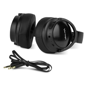DIADEMA VORAGO HPB-401 BLUETOOTH 5.0 / MICRO SD / 3.5MM NEGRO