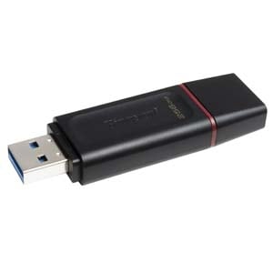 USB 3.2 MEMORIA KINGSTON 256GB GEN1 DT EXODIA (NEGRA)