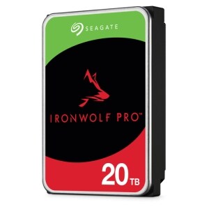 Disco Duro Interno 20TB 3.5" SATA 6Gb/s 7200RPM 256MB, bahías ilimitadas, Hot Plug 24x7, IronWolf Pro NAS Seagate