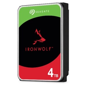 Disco Duro Interno 4TB 3.5" SATA 6Gb/s 5400RPM 256MB, para NAS de 1-8 bahías, Hot Plug 24x7, 3 años de garantía, IronWolf 