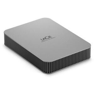 Disco Duro Externo Portatil 5TB USB 3.2 Type USB-C, LaCie Mobile Drive, s Windows & macOS , Plateado Luna 2 Años de Garant