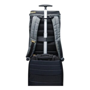 Mochila Skypeak para laptop 15.6"/Con puerto usb y funda anti-tormenta/Color gris