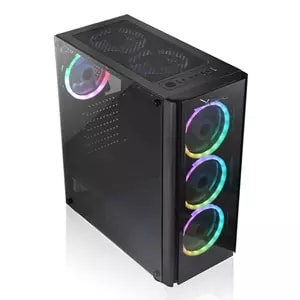 GABINETE XZEAL GAMER XZ110-1 ATX NEGRO RGB TG USB 3.0

